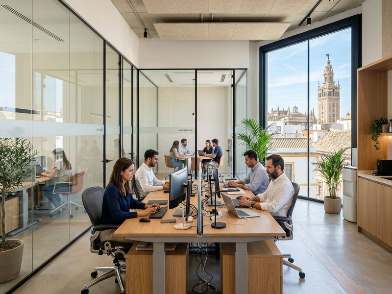 Reforma integral de oficinas en Sevilla